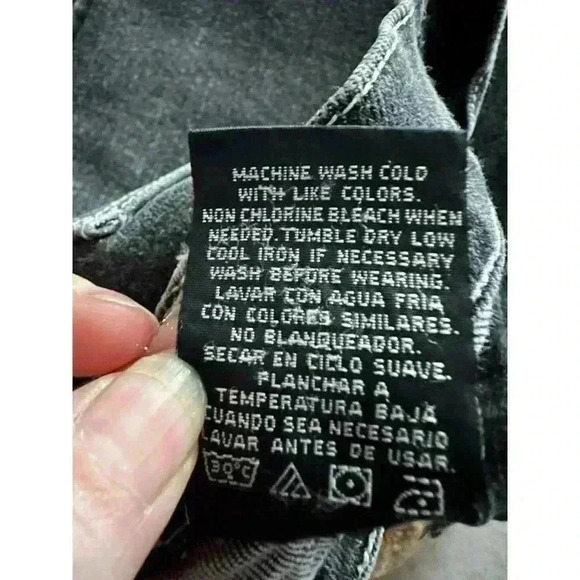 FUBU Collection Y2K Womens Size 7/8 Black Pants Jeans Logo - Picture 11 of 12